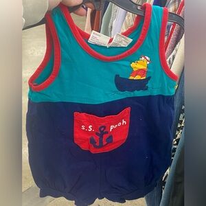 Disney Red and Blue Baby Romper